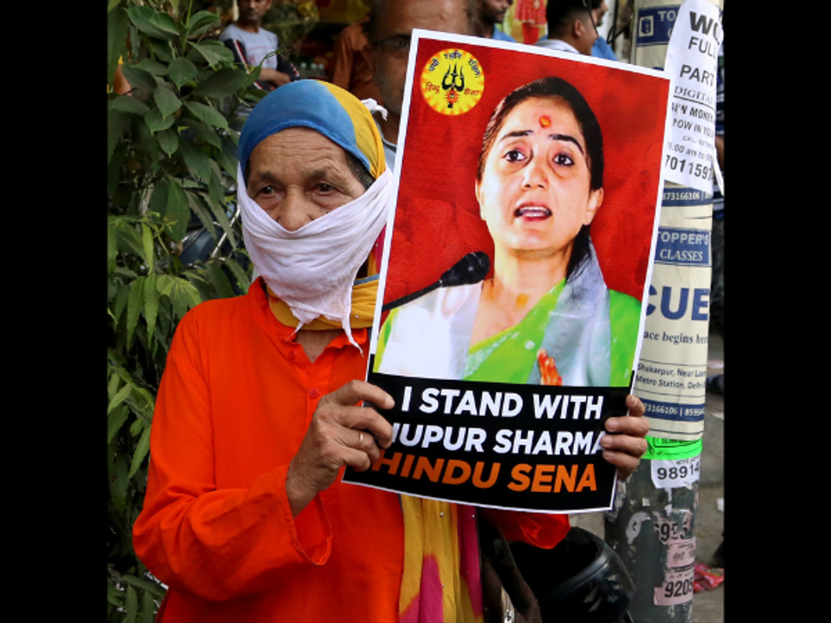 Hindutva supporter Nupur Sharma