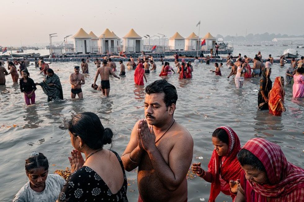 holy dipping maha kumbh