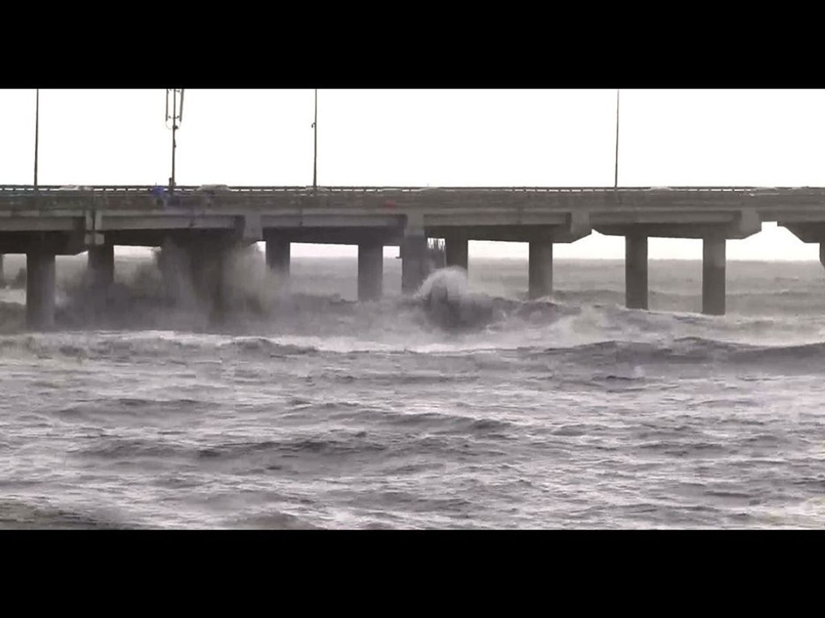 Huge tidal waves hit Mumbai due to cyclonic storm 'Biparjoy' in the Arabian Sea,