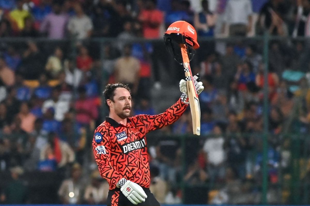 Hyderabad's Travis Head scores 39-ball hundred against Royal Challengers Bengaluru