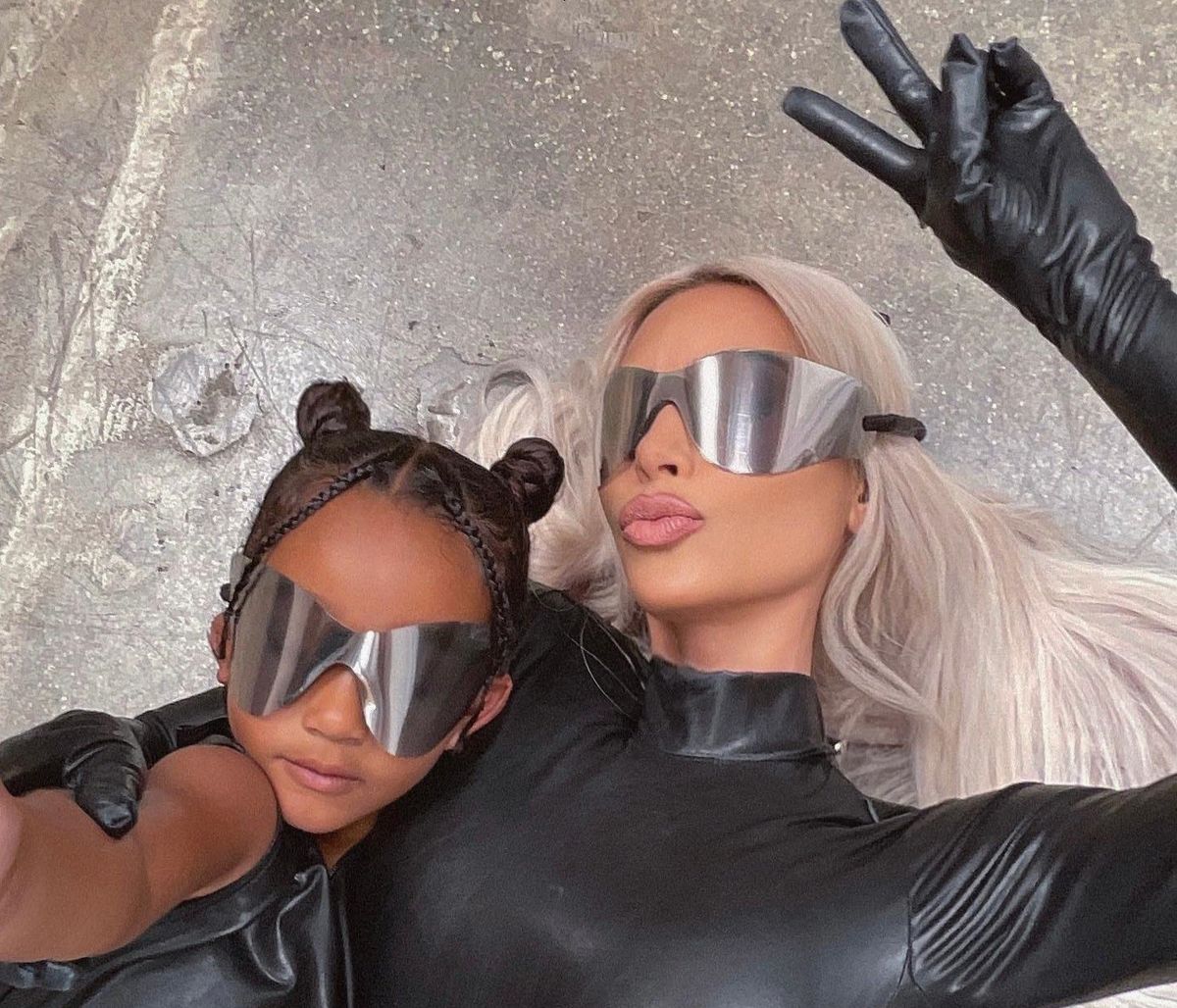 Is Kim Kardashian back with Kanye West? Daughters pose in West’s Yeezy sunglasses