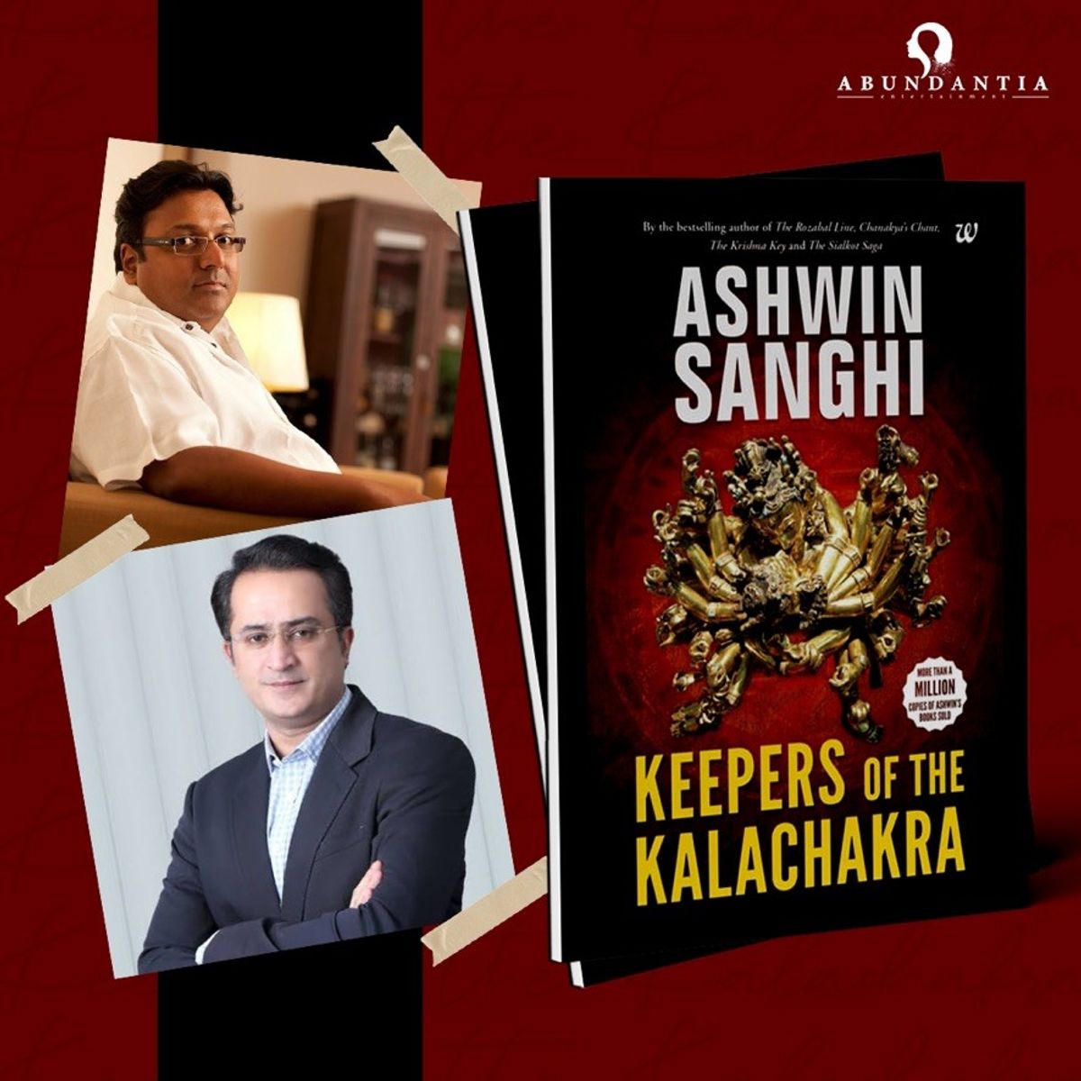 Abundantia Entertainment acquires rights to adapt Ashwin Sanghi’s book Keepers of the Kalachakra as series