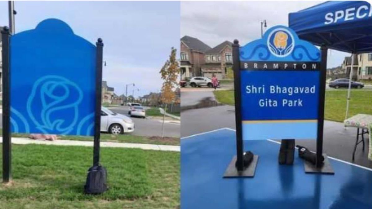 India terms vandalism of Bhagvad Gita park in Toronto a ‘Hate crime’, Canadian authorities deny the claim