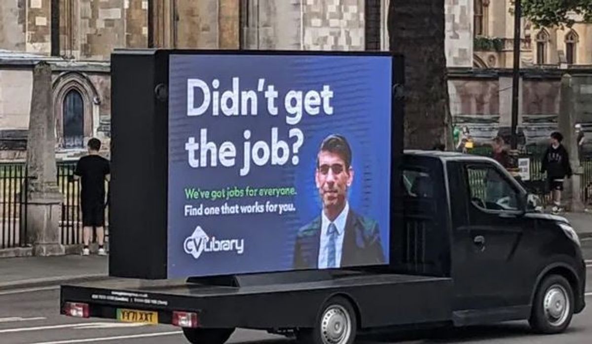 UK recruitment firm mocks Rishi Sunak after defeat, leaves netizens divided