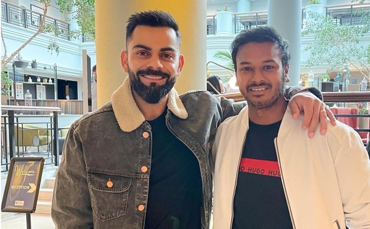 Virat Kohli meets his U-15 teammate Ravi Teja in UK: ‘Chiru Kaise hai tu’