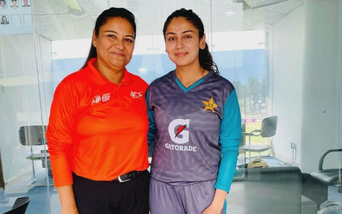 Pakistani mother-daughter duo feature in Asia Cup 2022, one is the umpire and the other player