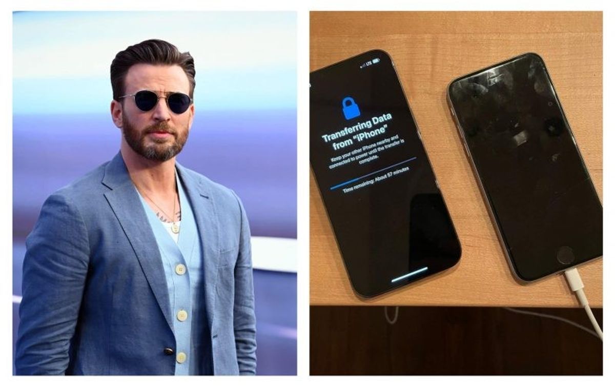 Fans overjoyed as Chris Evans bids adieu to iPhone 6s and upgrades to iPhone 13