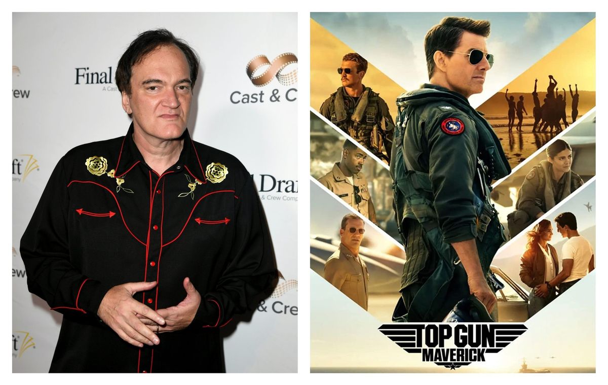 Quentin Tarantino reviews Tom Cruise’s latest action flick and says, ‘I f*cking love Top Gun: Maverick’