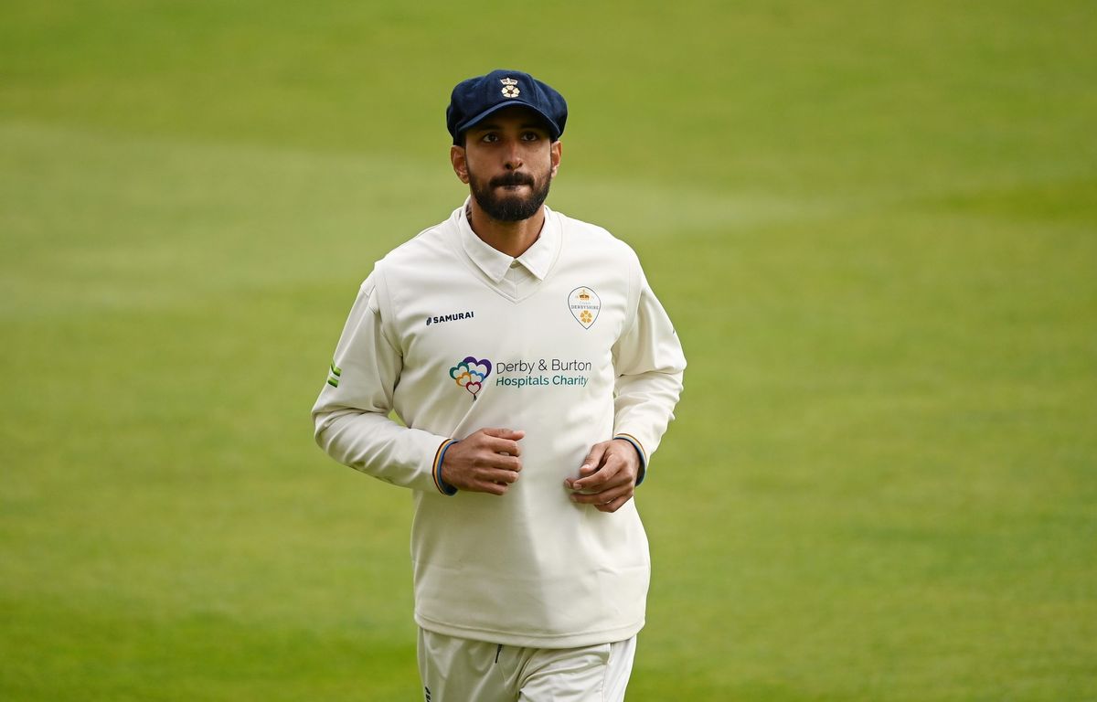 Shan Masood hits maiden double century for Derbyshire
