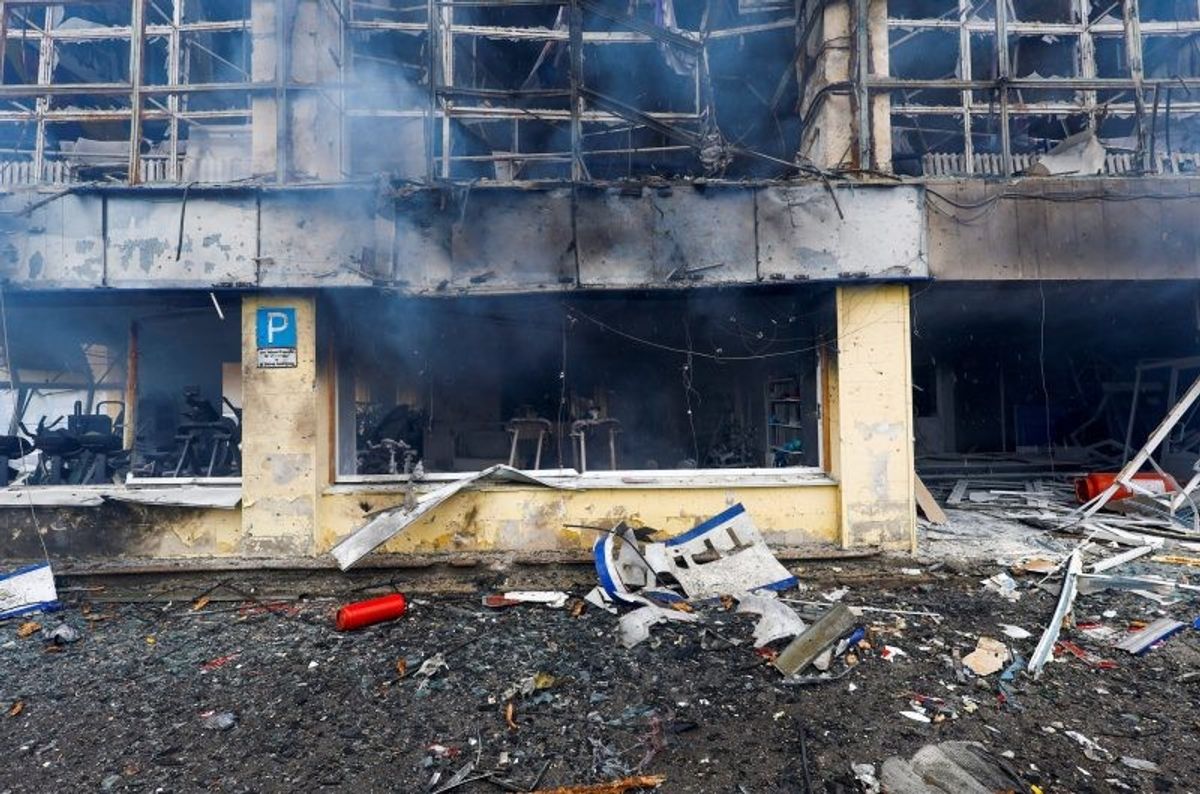 Painful to see Kyiv burning, says engineer fleeing Ukraine