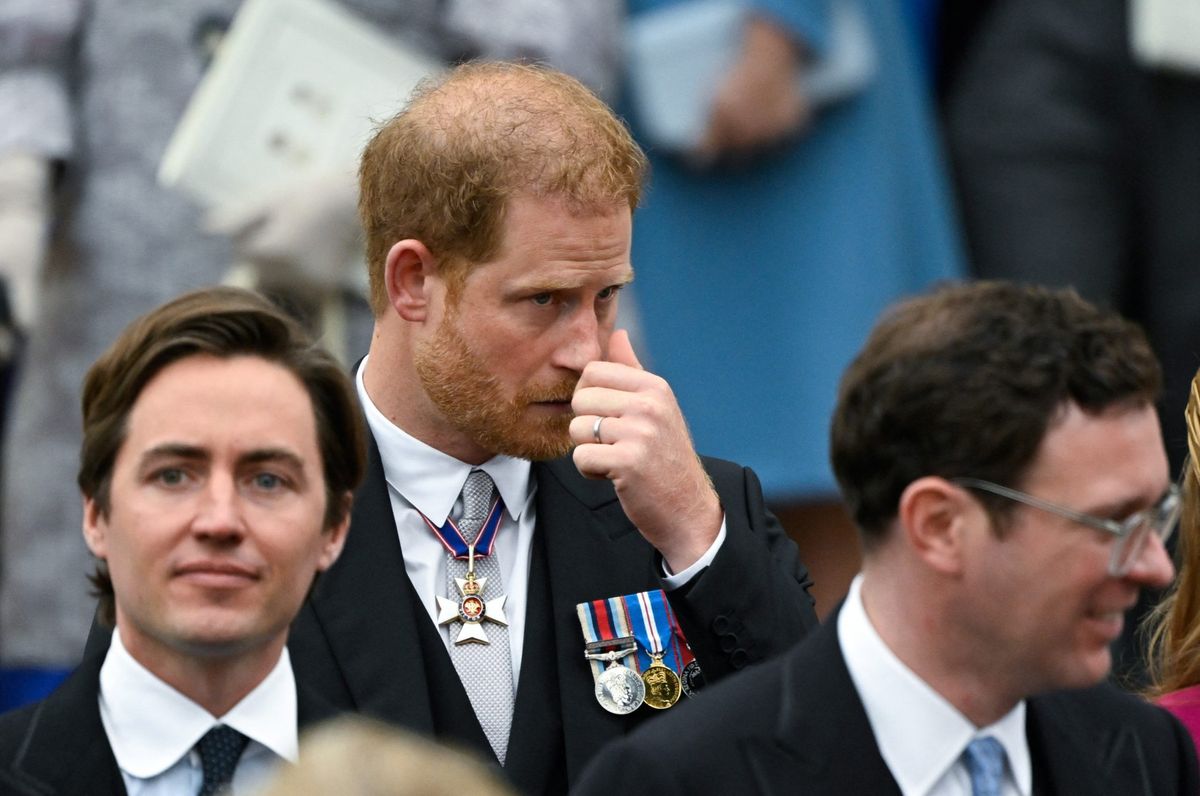 Prince Harry attends coronation, settles for third row seat