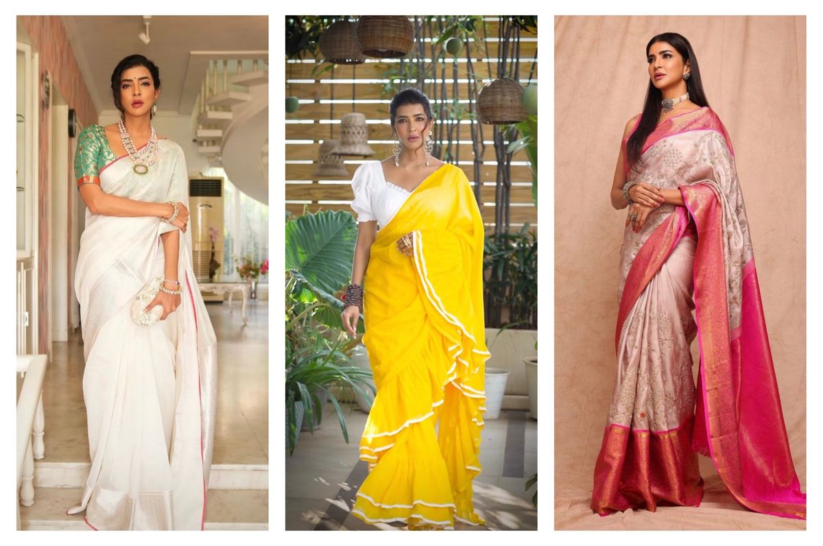 5 saree looks inspired by Lakshmi Manchu’s chic and effortless fashion sense