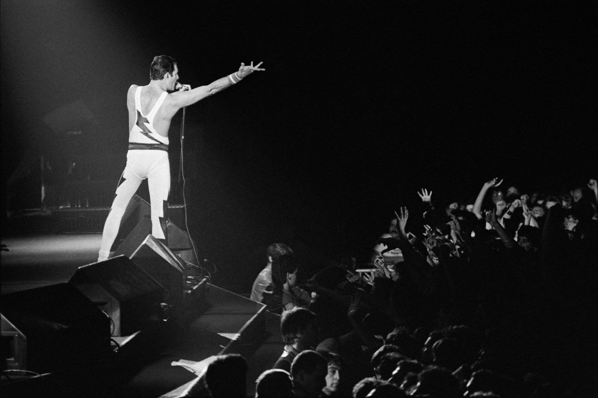 Freddie Mercury’s ‘shortest, tightest’ hotpants worn at 1980 Birmingham gig sell for £18k