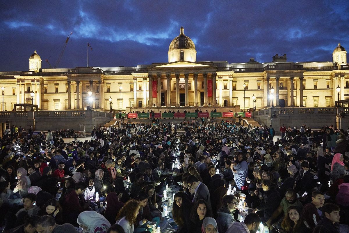 Thousands participate in Eid celebrations in Trafalgar Square
