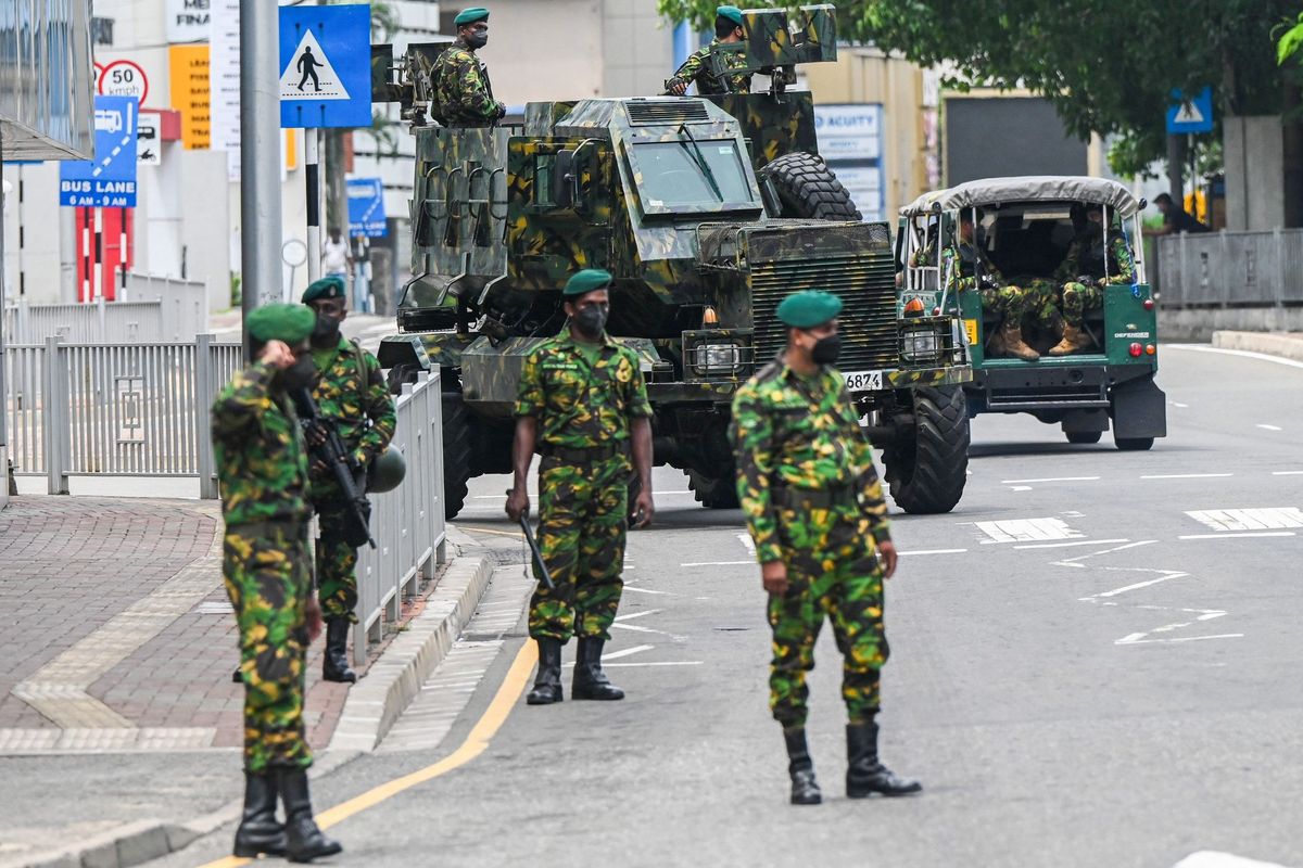 Sri Lanka’s economy on brink of collapse as troops quell unrest