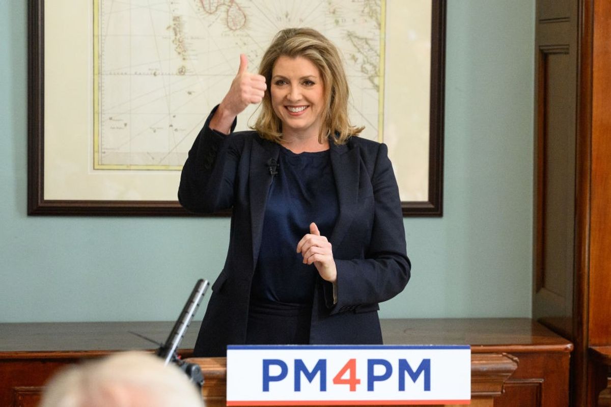 Navy reservist Mordaunt risen through ranks to vie for UK Tory leadership