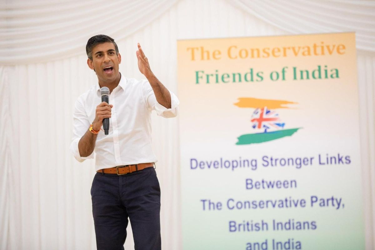 Rishi Sunka enthrals Asian Tories, receives hero's welcome at Conservative Friends of India event