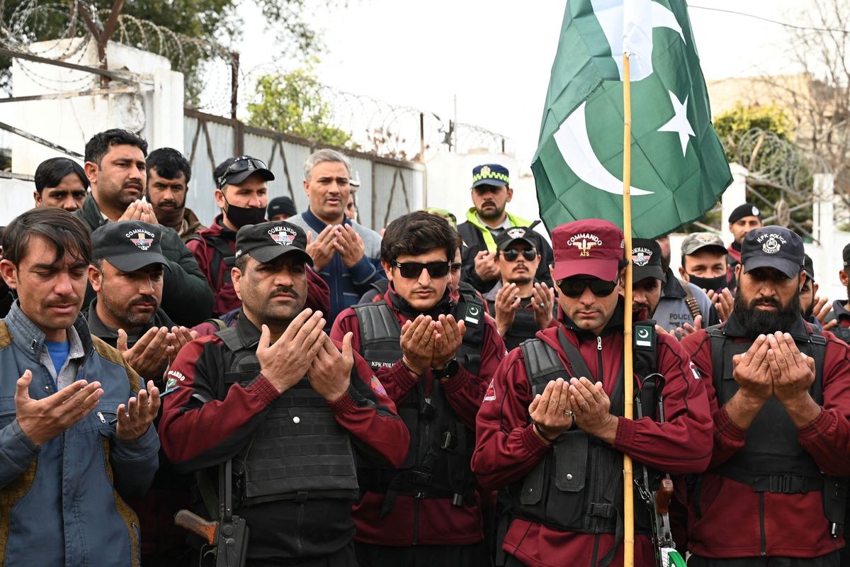 Peshawar mosque suicide bomber entered high-security zone dressed in police uniform, says officer