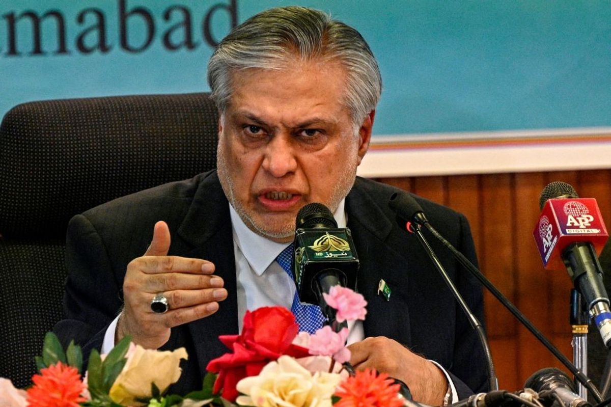 Ishaq Dar put forward as leader of Pakistan’s caretaker government