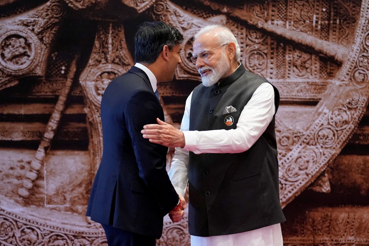 Sunak welcomed to India with ‘Jai Siyaram’ salutation