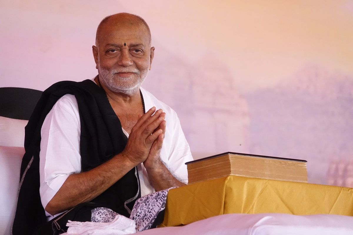 Ramarajya will come if we bring the essence of the Ramayana to life: Pujya Morari Bapu