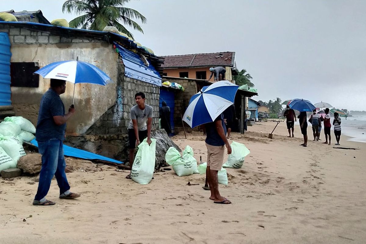 Preparations in full-swing as Cyclone Burevi nears Sri Lanka