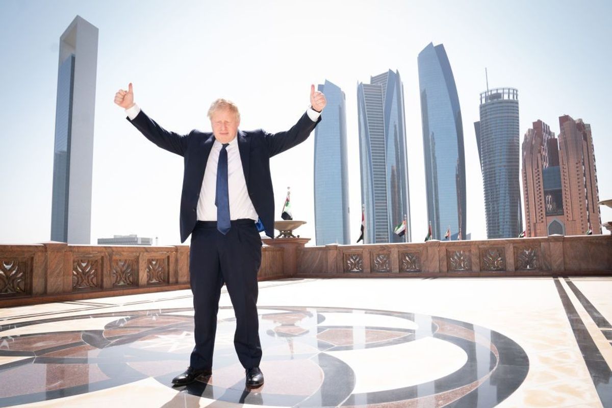 Johnson meets Saudi, UAE leaders as war roils oil prices