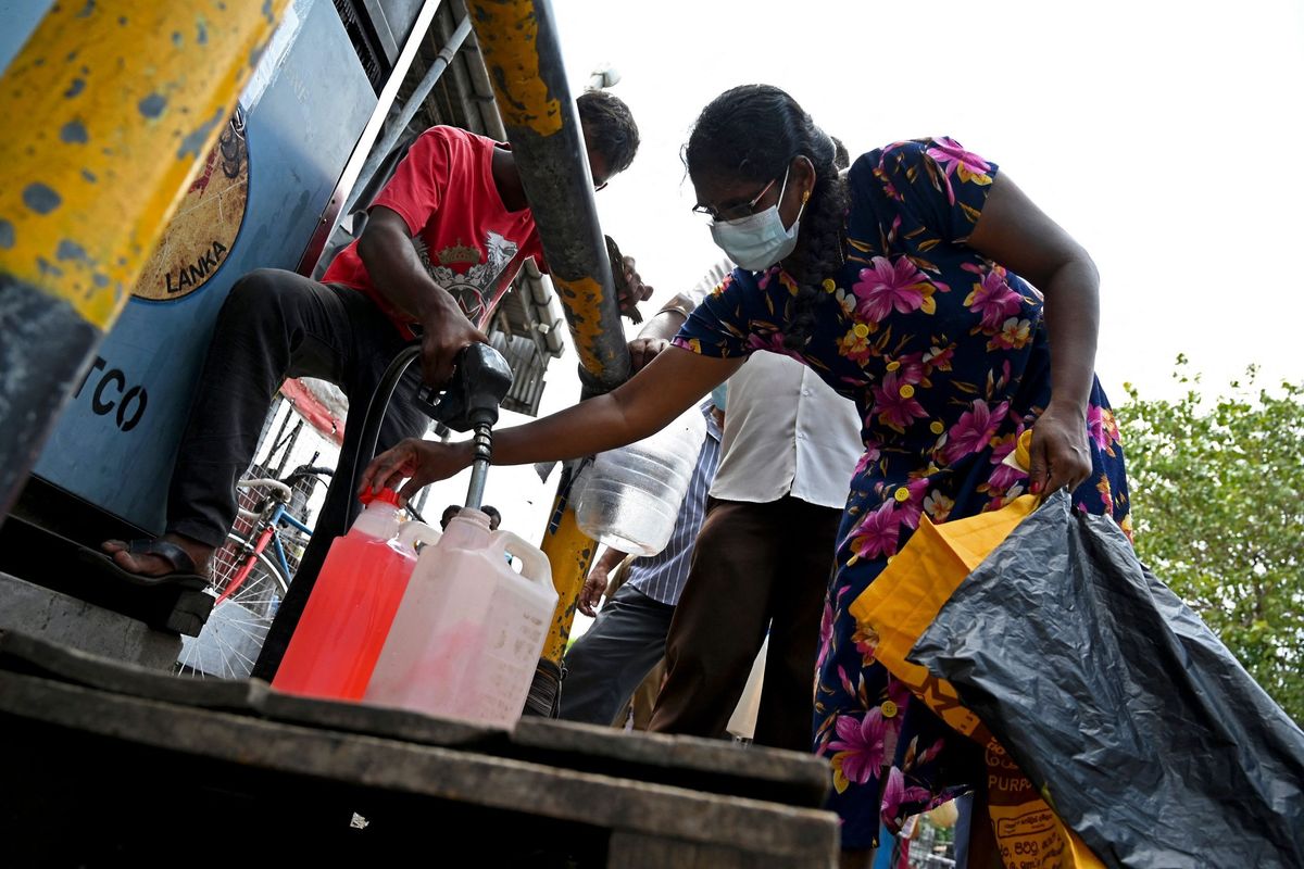 Sri Lanka fuel prices soar as economy reels