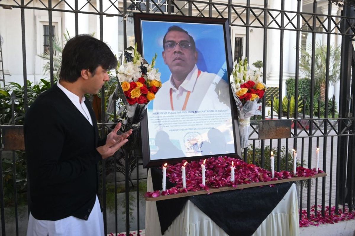 Six sentenced to death in Pakistan for ‘blasphemy’ killing of Sri Lankan man