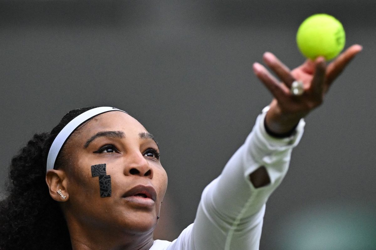Why Serena Williams wore KT Tape on her face at Wimbledon