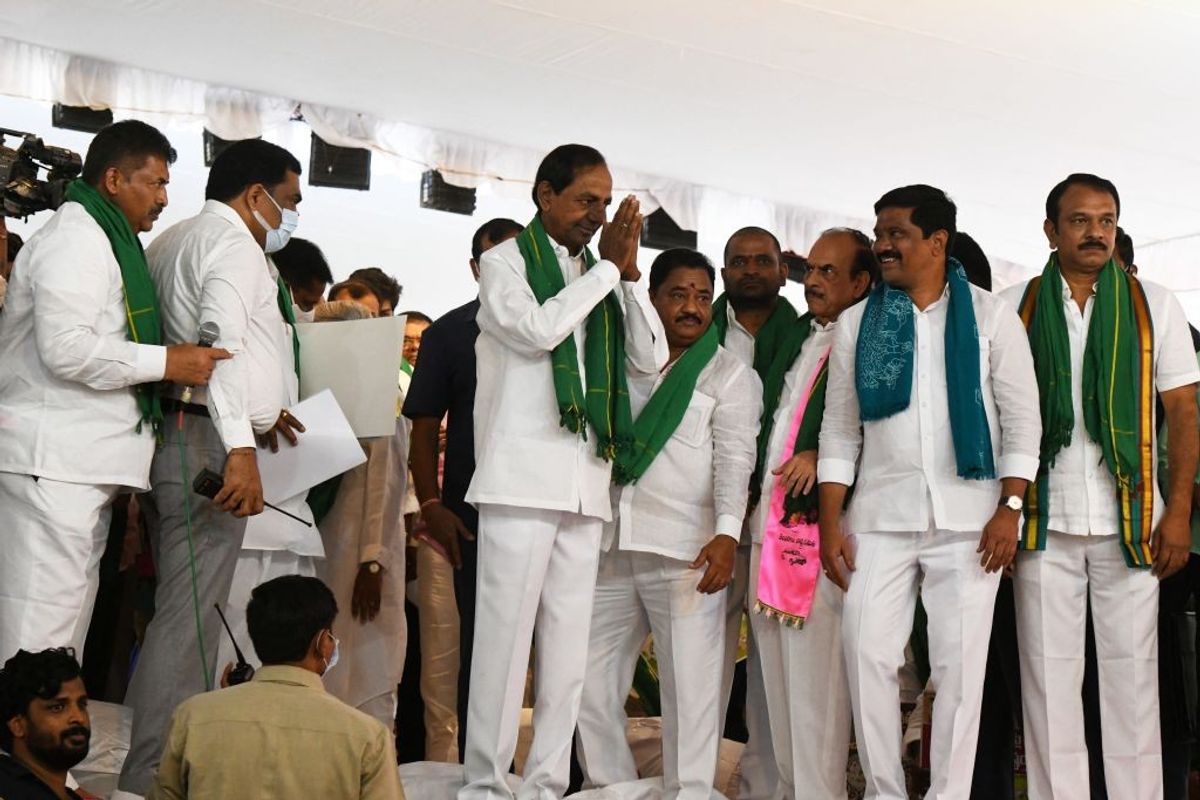 Foreign countries are causing cloud bursts in some places of our country: Telangana CM KCR