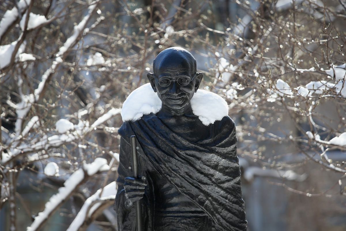 US: Indian-Americans protest against hate crimes, Gandhi statue vandalism