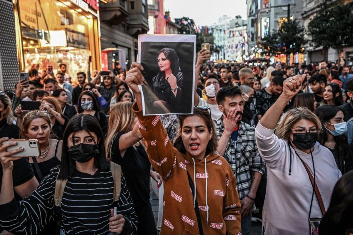 Six reported killed as Iran protests spread over woman’s death