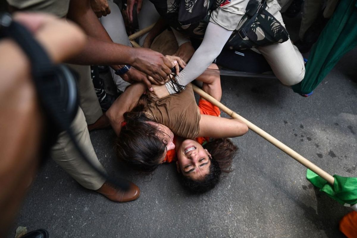 Police detain Indian wrestlers as protest intensifies