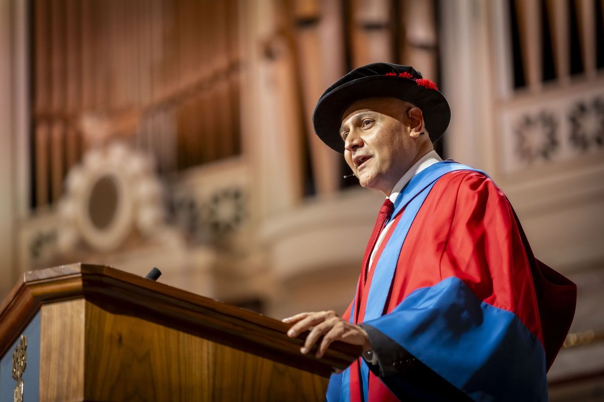 Dr Nik Kotecha OBE receives honorary doctorate from University of Leicester