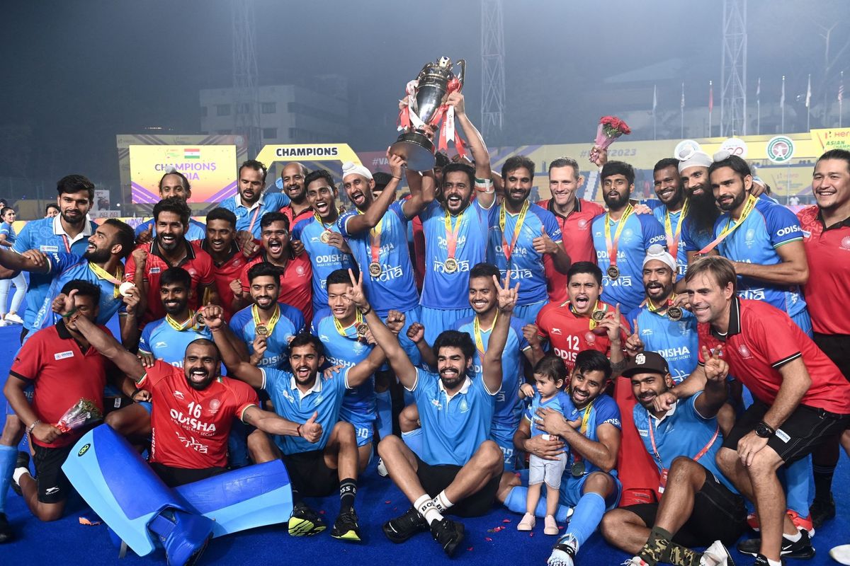 India come back from behind to beat Malaysia 4-3 & lift Asian Champions Trophy hockey title