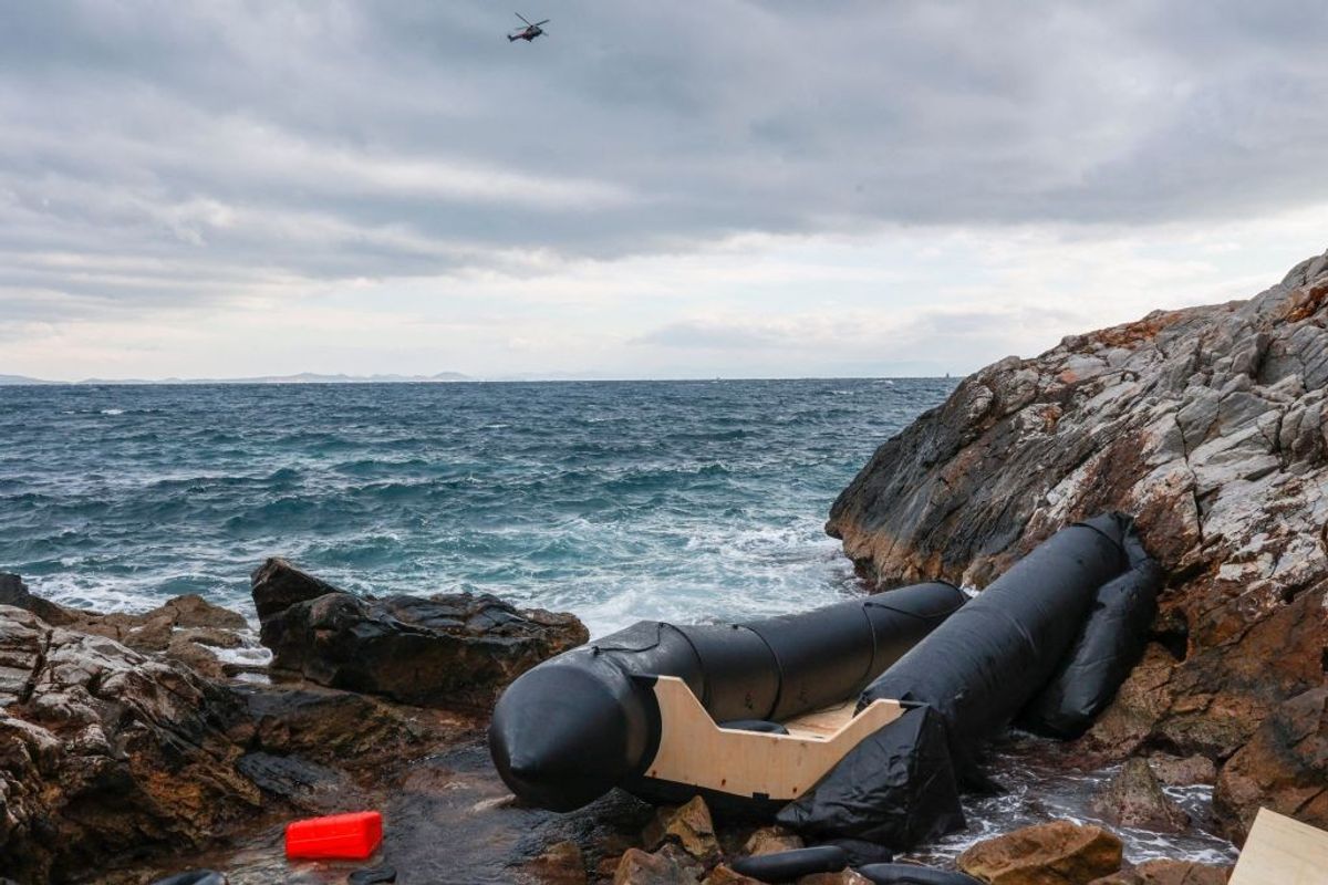 Four migrants die in boat capsize off Greek island