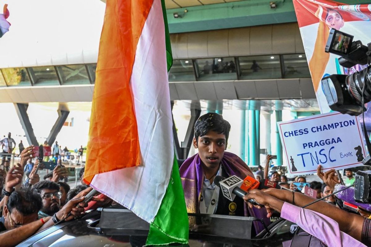 India teen chess sensation Praggnanandhaa gets hero’s welcome at home
