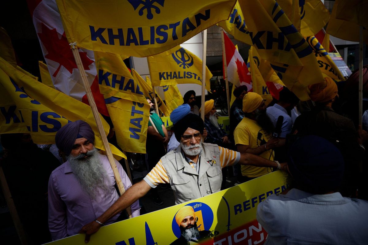 Sikh Canadians protest against India’s alleged involvement in Nijjar killing