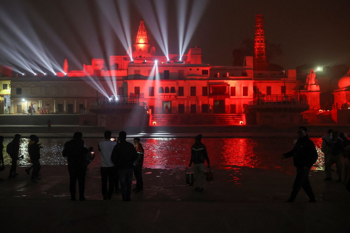 Final preparations in full swing for Ayodhya temple opening