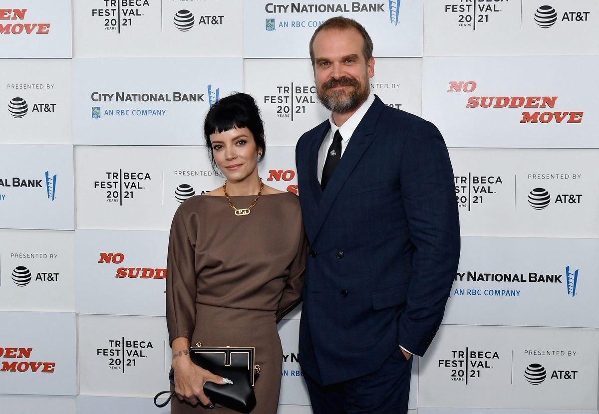 ‘Wow, that’s somebody I want to be around,’ says Stranger Things star David Harbour as she remembers exact moment he fell for Lily Allen