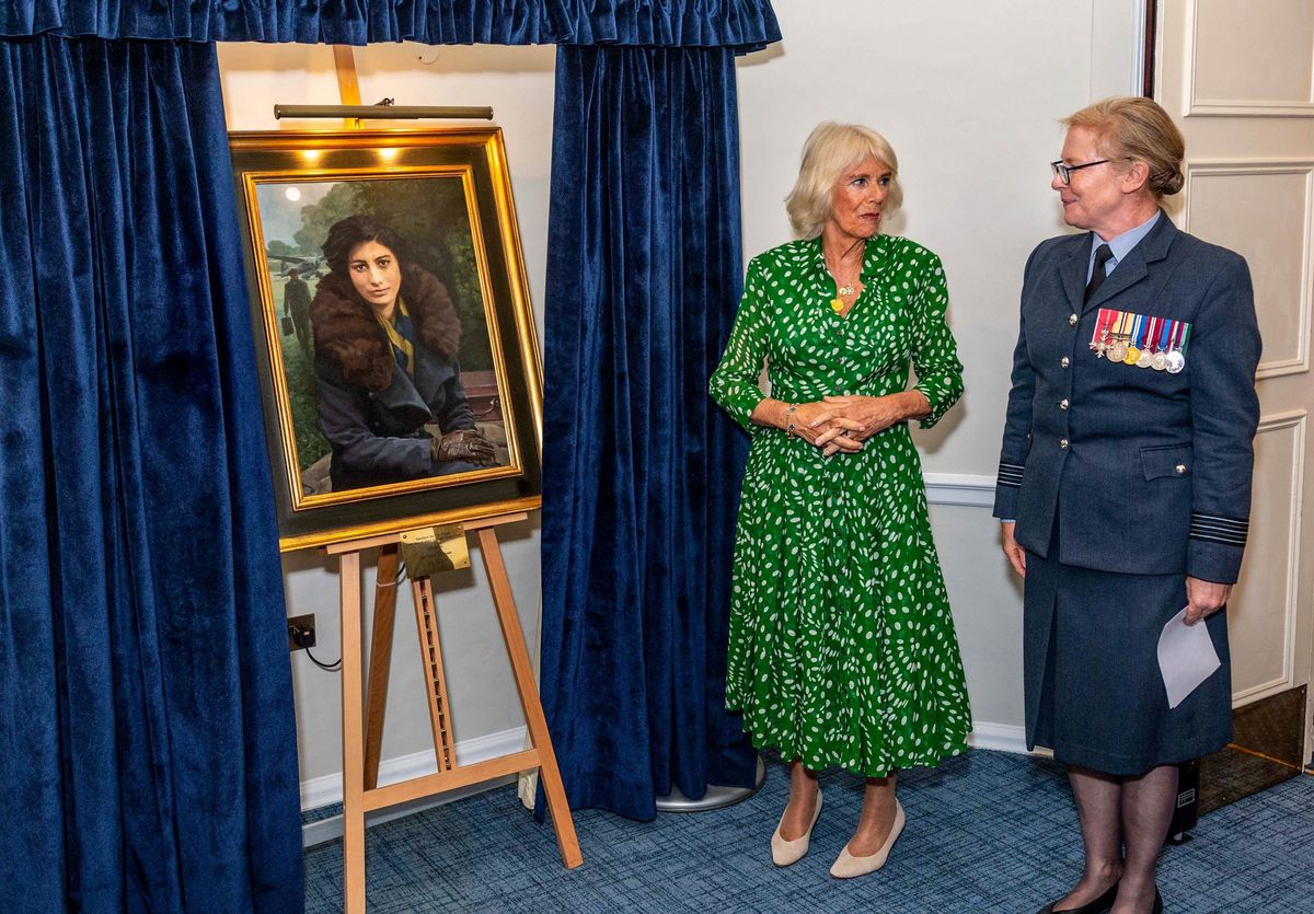 Queen Camilla unveils portrait of British Indian spy Noor Inayat Khan