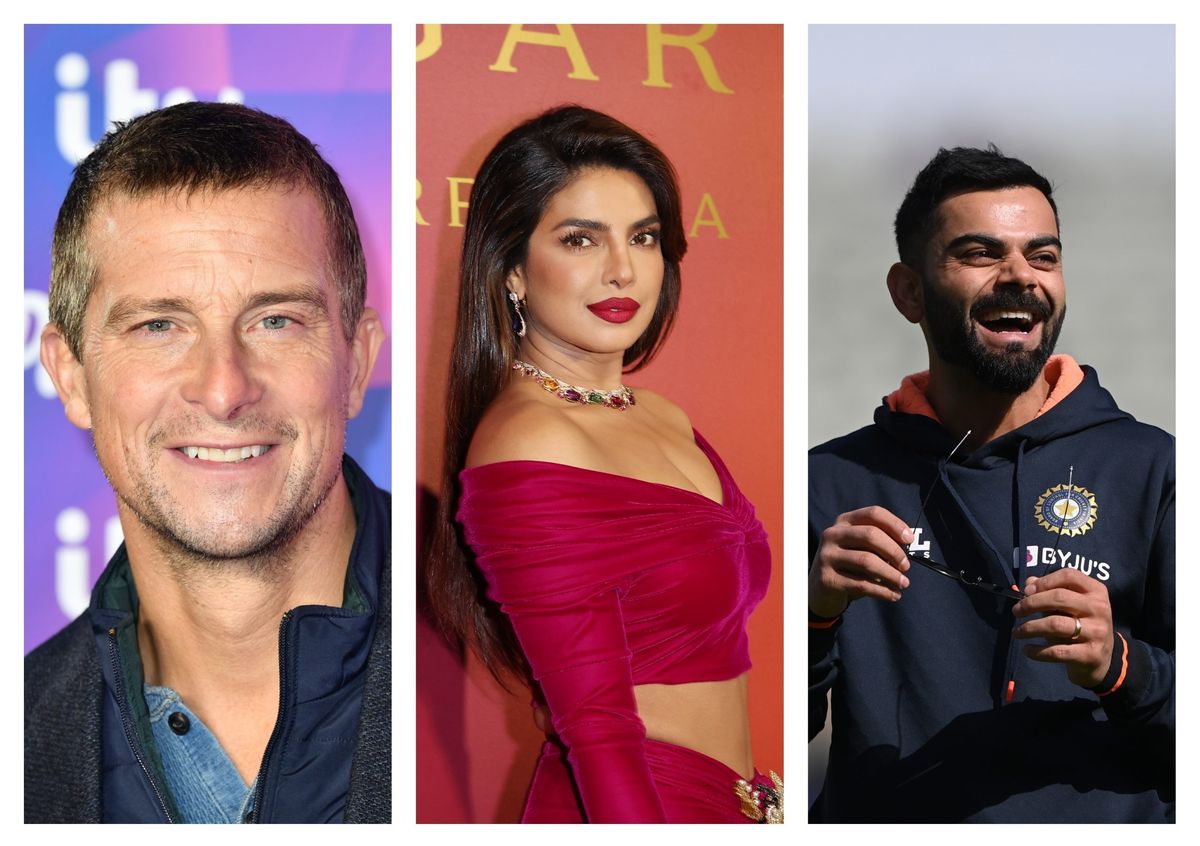 Bear Grylls approaches Priyanka, Virat for his next adventure