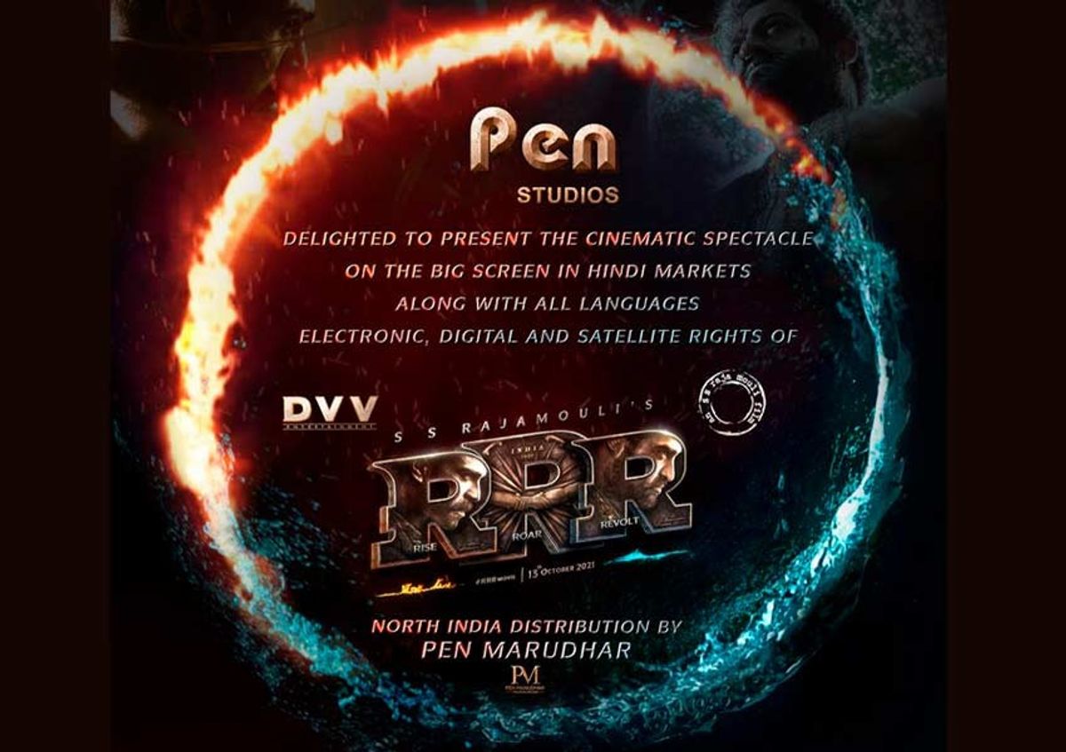 Pen Studios secures North Indian theatrical rights of SS Rajamouli’s RRR