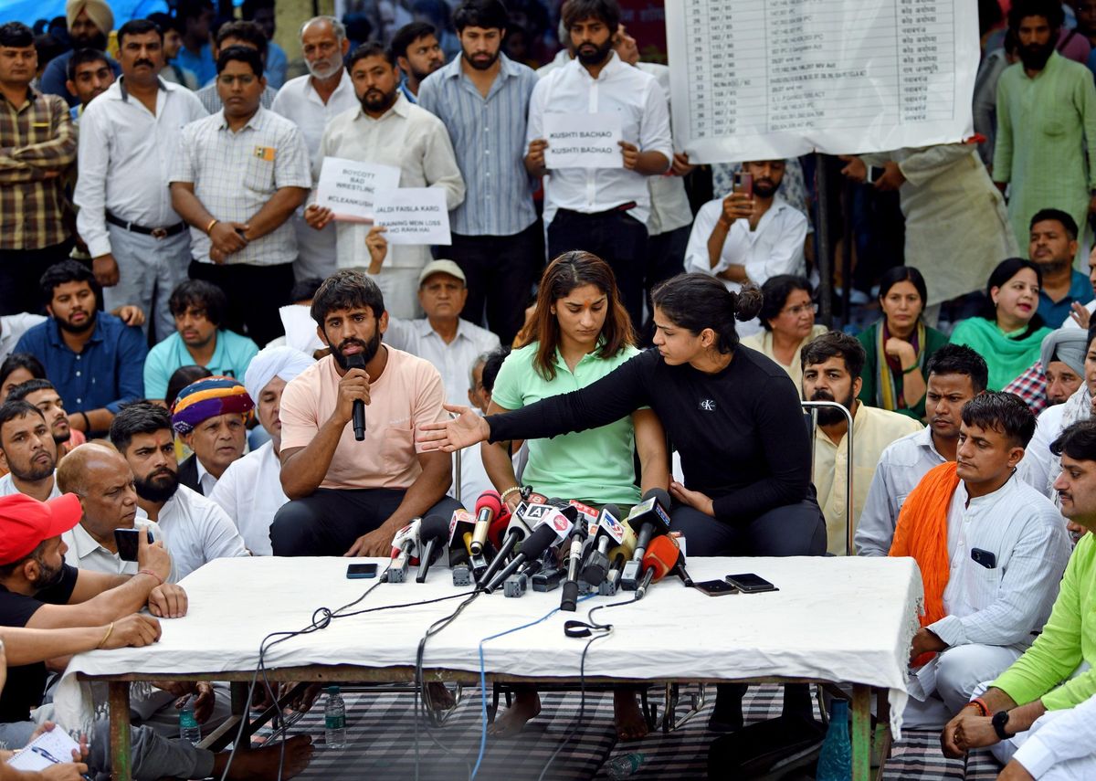 Indian police book wrestling body chief over sexual harassment claims