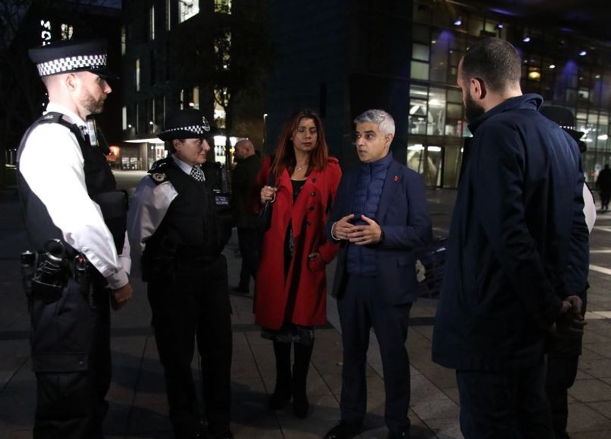 Sadiq Khan says tackling violence in London is ‘top priority’