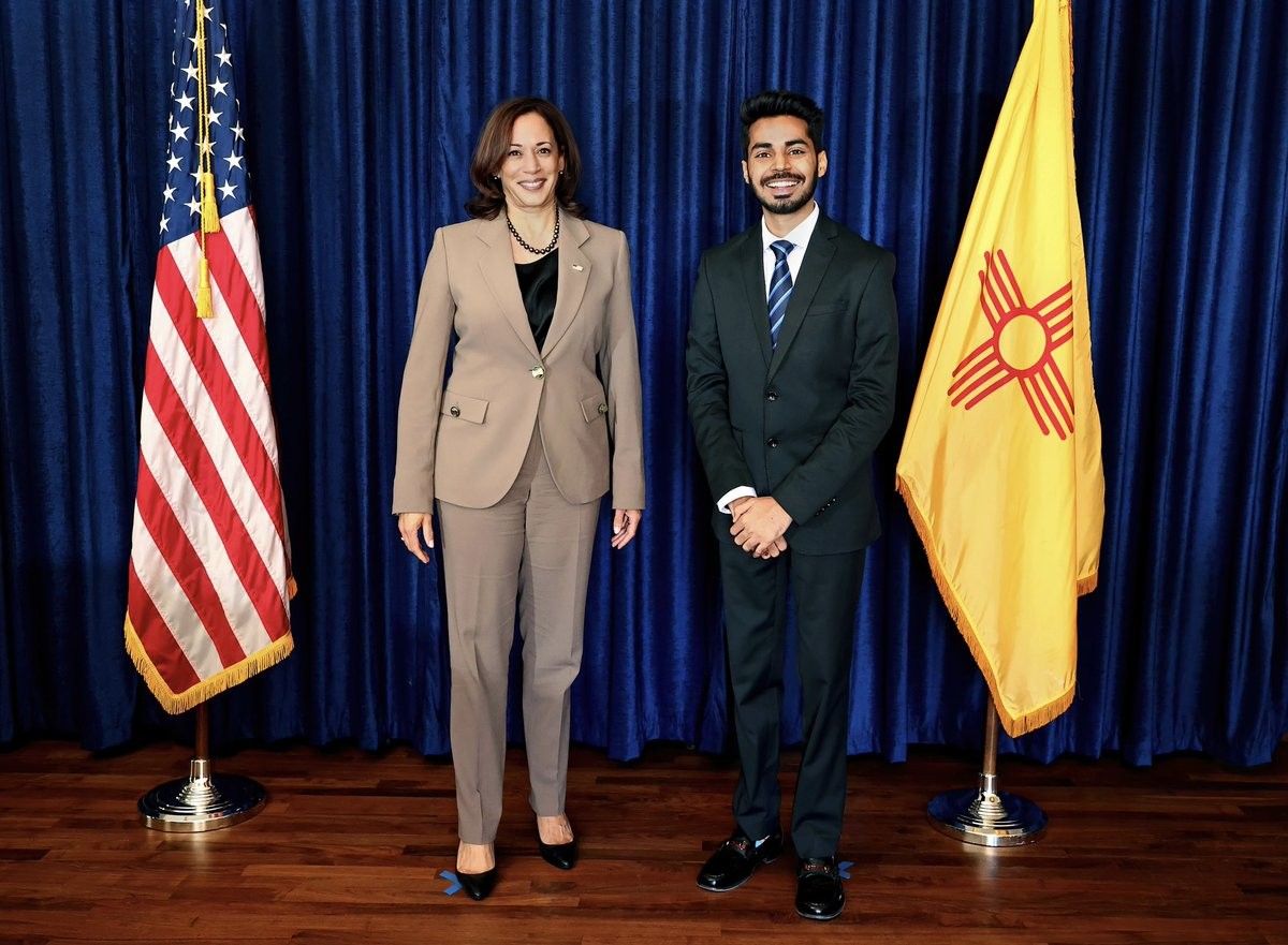 Invited by US vice president Kamala Harris, Indian entrepreneur discusses cyber security