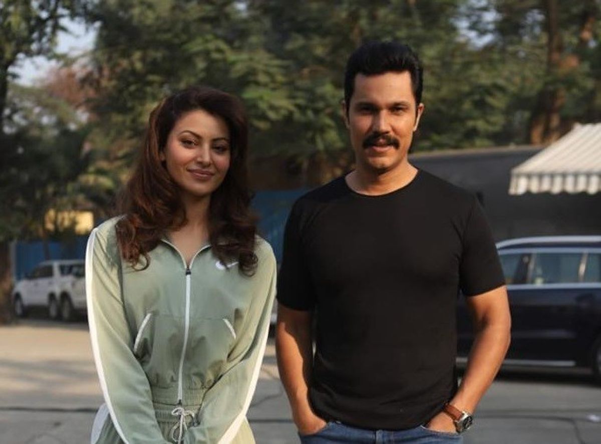 Randeep Hooda and Urvashi Rautela start shooting for their web series Inspector Avinash
