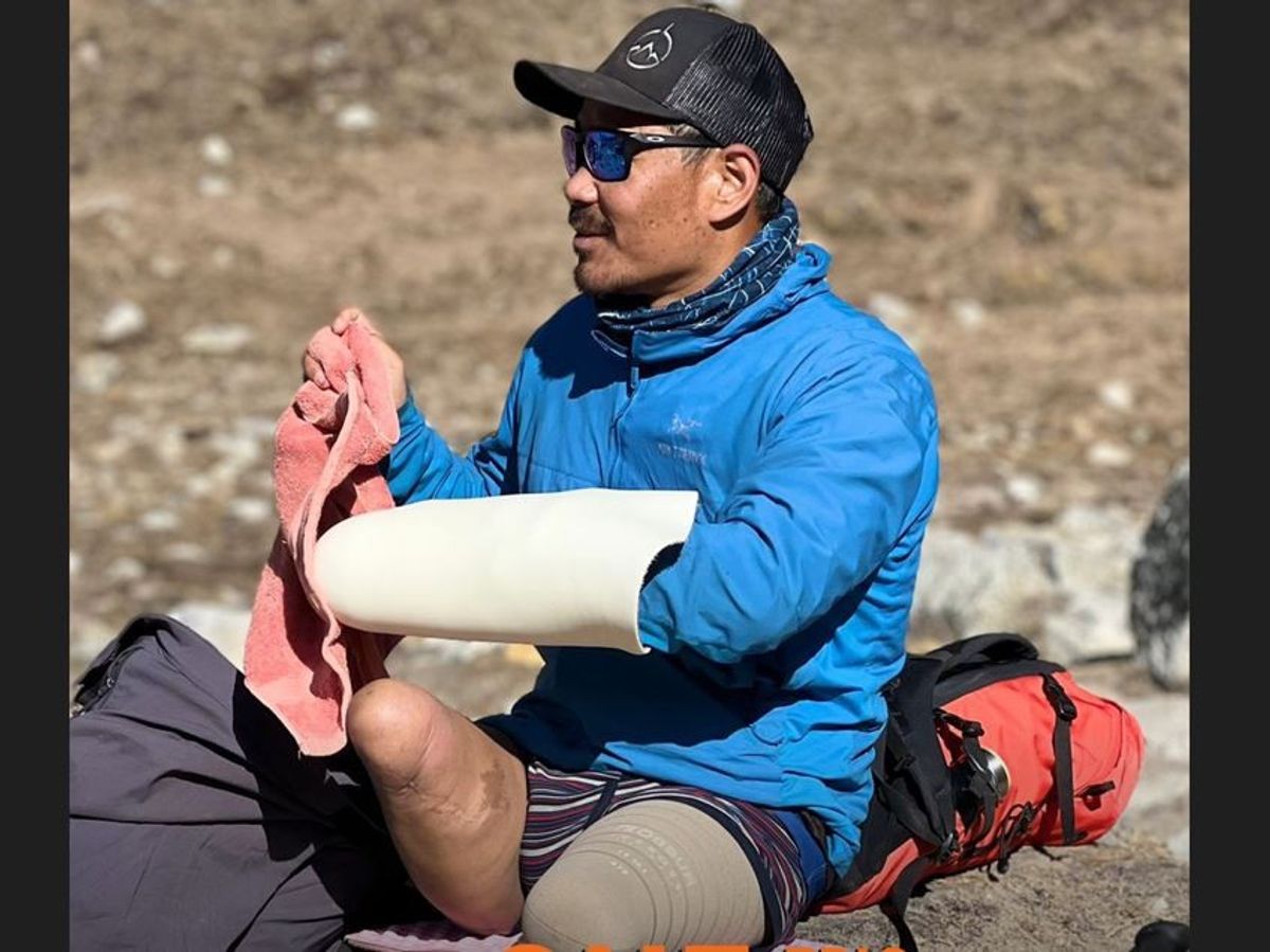 Double amputee Hari Budha Magar aims to scale Mt. Everest