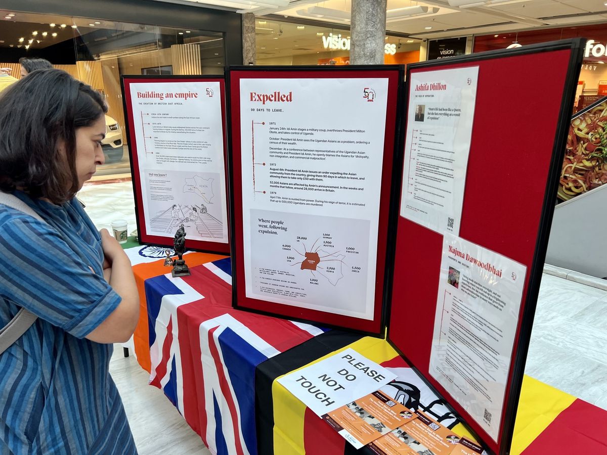 Marking 50 years since the arrival of the Ugandan Asians to the UK